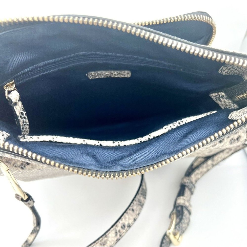 COLE HAAN Crossbody Purse Bag Snakeskin Leather Python Handbag - Picture 8 of 8